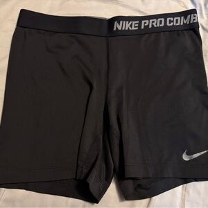 Nike Pro Combat Black Athletic Shorts